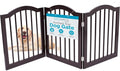 INTERNET'S BEST Arched Top Dog Gate | 3 Panel, and Porch | Portable, Extra Wide by BIRDROCKHOME