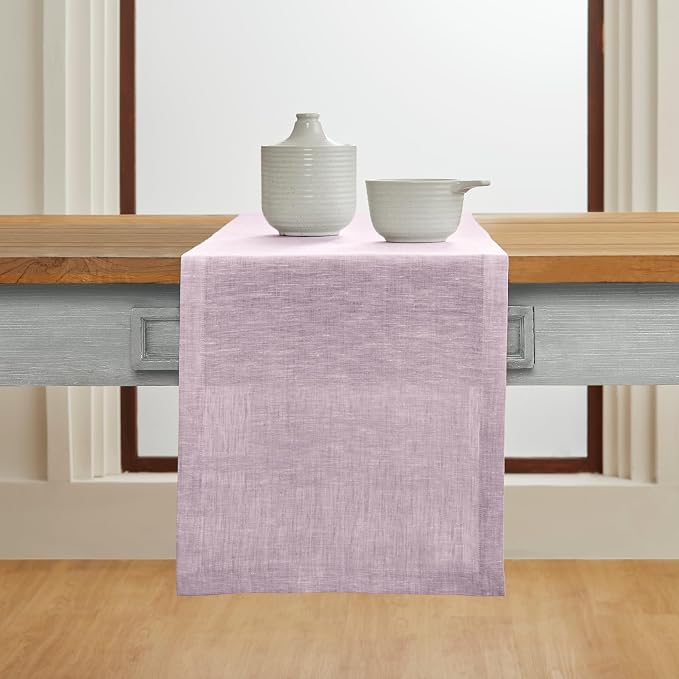 Solino Home Linen Short Table Runner 60 Inches - Image 2