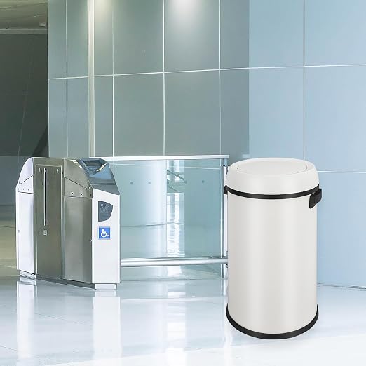 GarveeHome 17 gal/65 L Swing Top Trash Can, Stainless Steel Rubbish Bin - Image 7