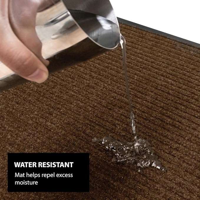 UNIMAT Tra c Guard Door Mat, 4´x 6´, Heavy Duty Waterproof Doormat, Stain and - Image 5