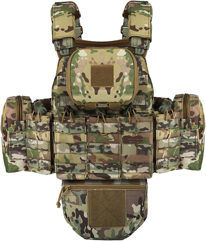 YAKEDA Outdoor Removable CS Training Vest, Molle Breathable Training Quick - Image 3
