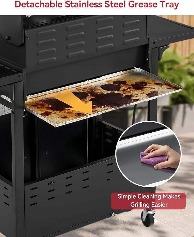 Aoxun 4-Burner Propane Grill - Image 8