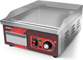 EGGKITPO 14 Inch Electric Griddle, Non-Stick Flat Top Grill Commercial Electric by EGGKITPO