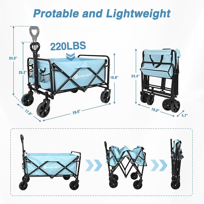 Yesker Foldable Wagon - Image 2