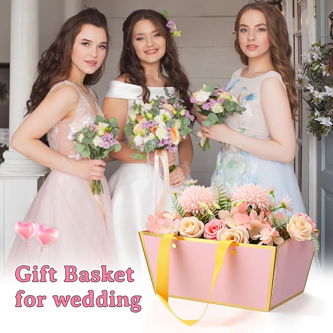 Tuanse 30 Pcs Basket for Gift Empty DIY Bulk Gift Basket Kit - Image 5