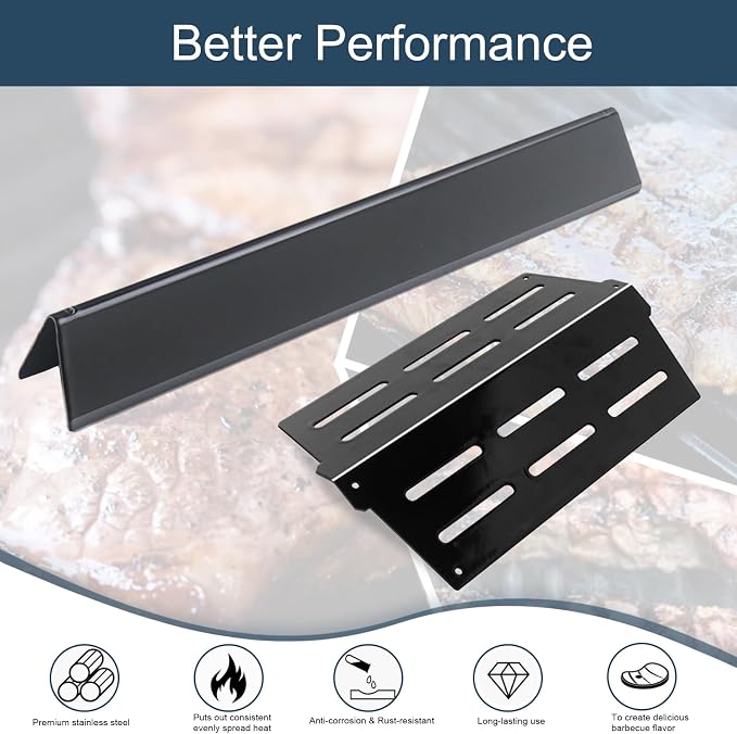 17.5"Flavorizer Bars and 13.26" Heat Deflectors - Image 6
