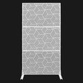 Outdoor Privacy Screen Freestanding by WANLECY