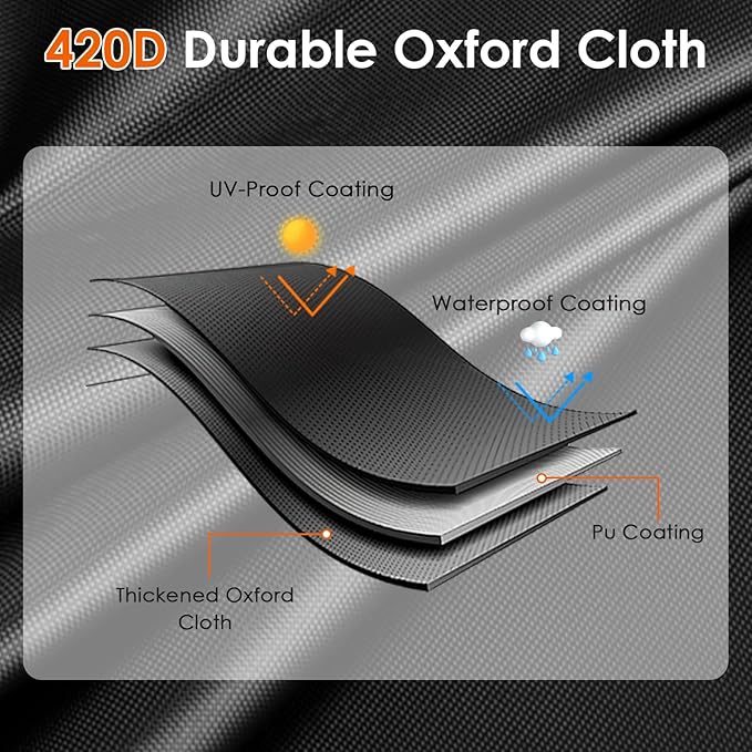 Pizza Oven Cover for Nexgrill 12, TwoPone Waterproof Pizza Oven Accessories - Image 4