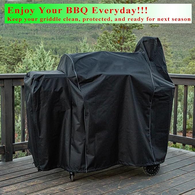 Grill Cover for Pit Boss 820 Deluxe 850 Pro Series Wood Pellet Grill, Smoker - Image 7