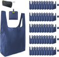 BeeGreen Navy Blue Reusable Grocery Bags Wholesale Reusable Kitchen Bags Bulk by BeeGreen