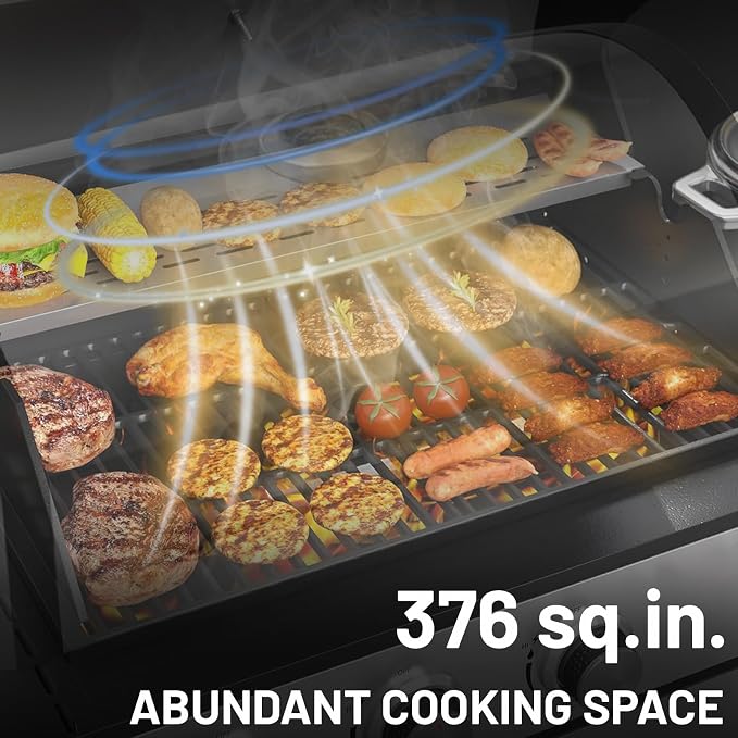 3-Burner Propane Gas BBQ Grill - Image 2
