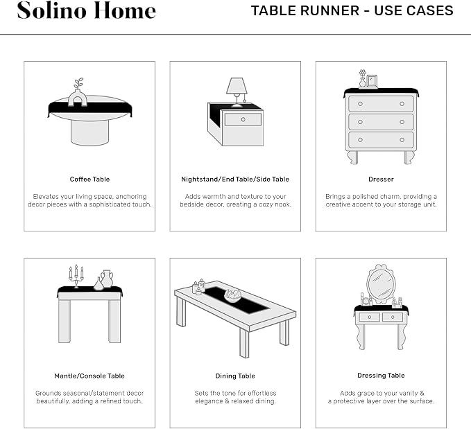 Solino Home Linen Pumpkin Hemstitch Table Runner 60 Inches - Image 6