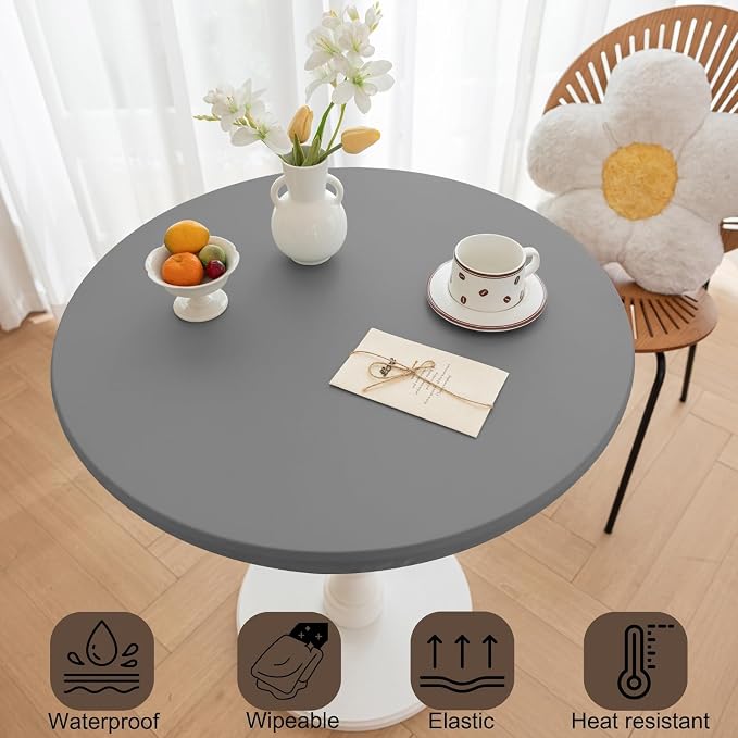 Round Fitted PU Tablecloth - Image 2