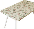 Rectangle Picnic Table Cloth, Elastic Waterproof Fitted Vinyl Tablecloths by Unknown