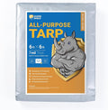 GUARD SHIELD Silver Tarp Waterproof 6x6 Feet Medium Duty All Purpose Poly Tarps by GUARDSHIELD