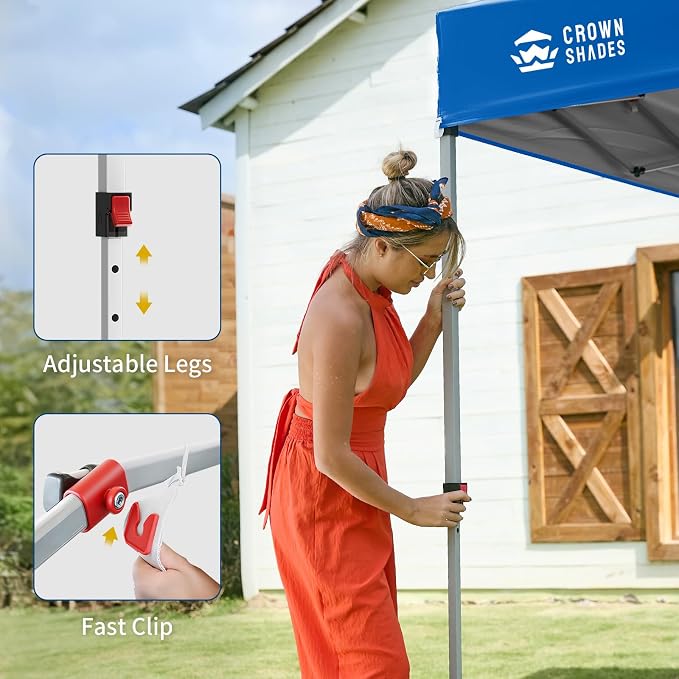 CROWN SHADES 12x12 Pop Up Canopy Tent Instant Commercial - Image 4