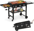 BESTFIRE Foldable Flat Top Grill, Outdoor Griddle-3 Burner Propane Griddle by GrillsOutdoorCooking