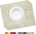 Placemat Set-Washable Place Mats by HOMEYNICE