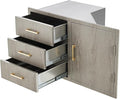 Stainless Steel Outdoor Kitchen Door Drawer Combo 38.2" W x 20.5" H x 22.6" D by GarveeTech