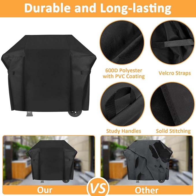 Grill Cover for Weber Spirit II 300 and Spirit 300 Series, Waterproof Cover for - Image 4
