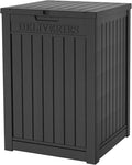 55 Gallon Outdoor Storage Box, Waterproof Resin Deck Box by Unknown