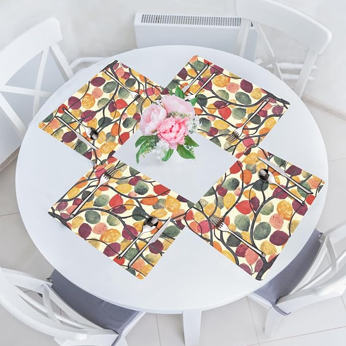 Rainbow Tree Placemats Set of 4 - Image 7