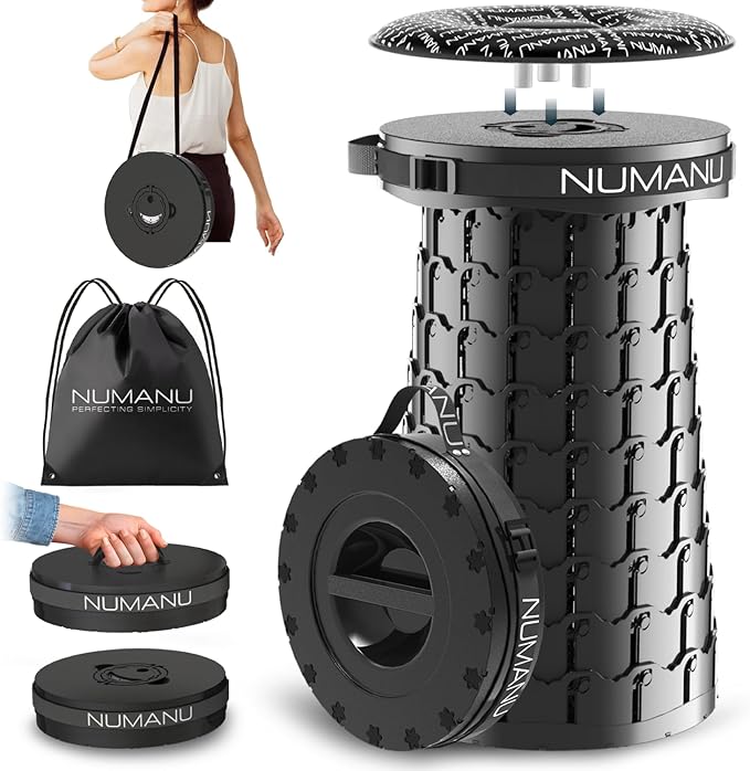 NUMANU 2025 Upgraded XXL Collapsible Stool by NUMANU