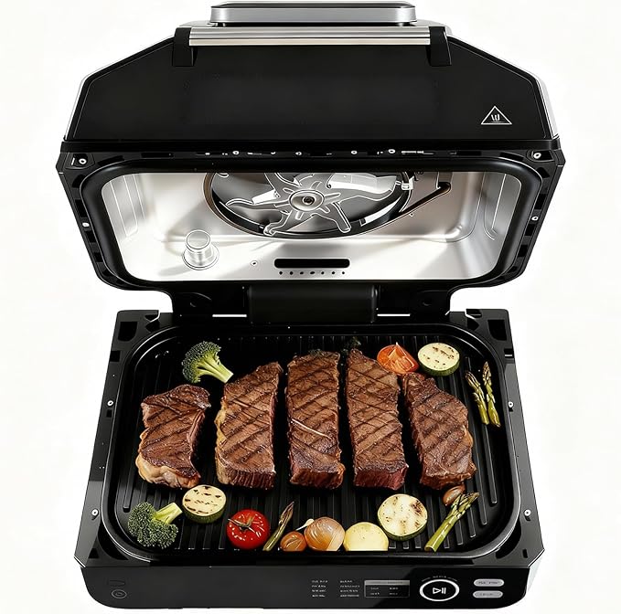 OLIXIS Electric Grill Outdoor/Indoor, 8-in-1 Multifunctional Large Electric BBQ by OLIXIS