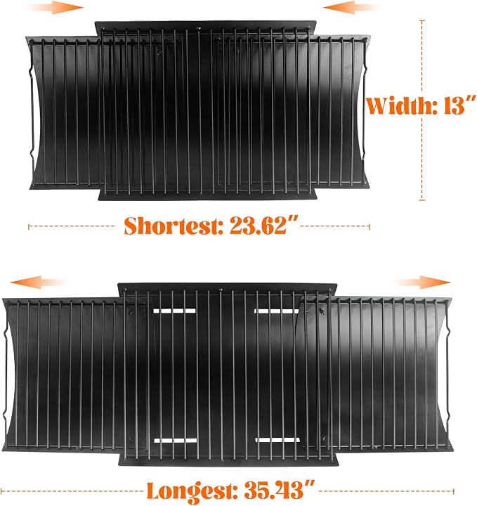 Adjustable Ash Pan for Chargriller Charbroil Grill Charcoal Tray Metal Ash Drip - Image 5