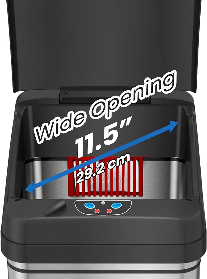 iTouchless 50 Liter / 13 Gallon Kitchen Trash Can - Image 8