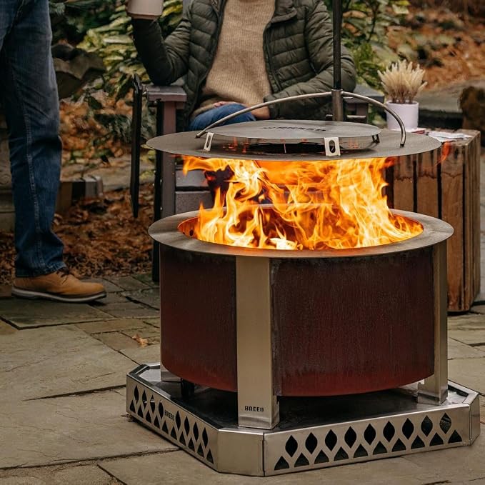 Breeo Smokeless Fire Pit Warmth Bundle | 27.5 inch Smokeless Firepit - Image 4