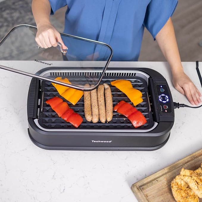 Techwood Indoor Grill Smokeless Grill, Electric Korean BBQ Grill - Image 5