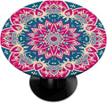 Beautiful Flower Mandala Round Table Cloth Cover, Elastic Edge Waterproof by ModaQua