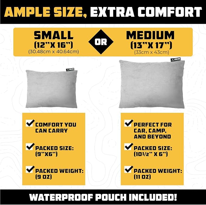Wise Owl Outfitters Camping Pillow - Image 3