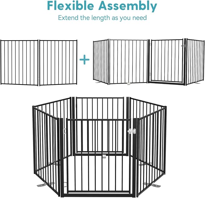 No Pawblems Free Standing Dog Gate - Image 5