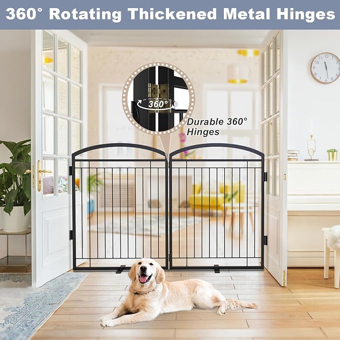Full Metal Free Standing Dog Gate - Image 4