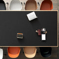 Black Plastic Table Cover Protector, 1.5mm Thick Waterproof Vinyl Table Top by FURKIT
