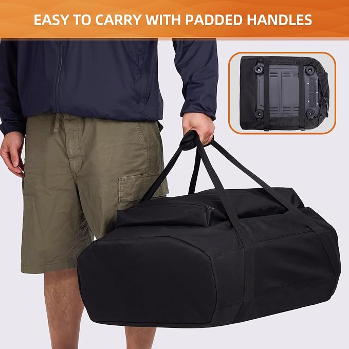 NOELIFE Carry Cover for Ooni Volt 12, Waterproof Electric Pizza Oven Cover - Image 4