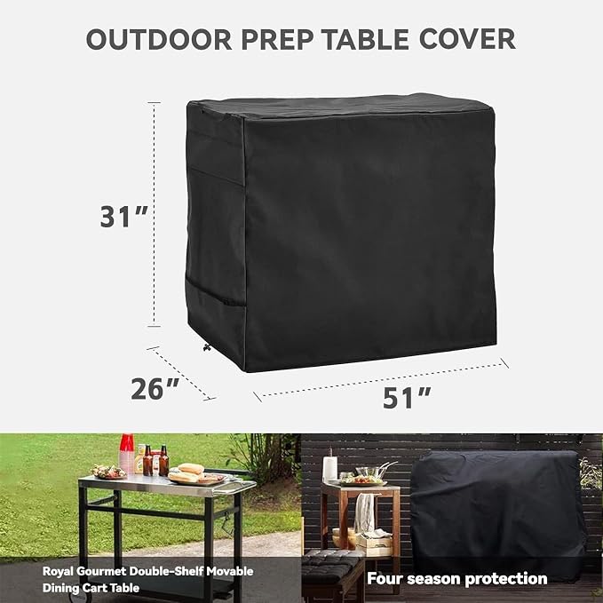 Pizza Oven Table Cover- Heavy Duty Waterproof Cover - Image 2