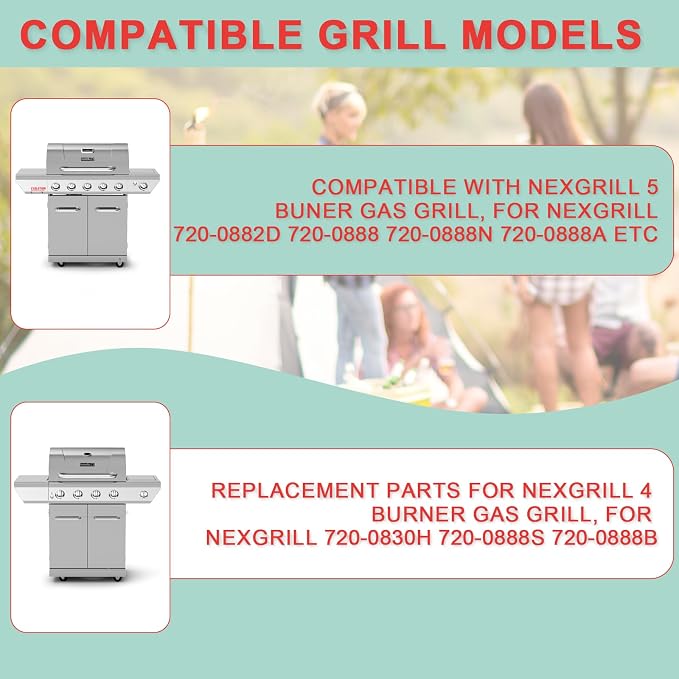 Porcelain Steel Heat Plate & Cast Iron Cooking Grate - Image 3