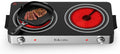 Electric Cooktop, Dual 2200 Watts Infrared Burner, 2 Burner Electric Hot Plate by Unknown
