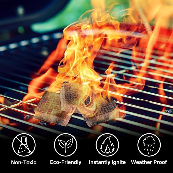 HGD Fire Starter, 160 Mini Square, Natural Fire Starters - Image 9