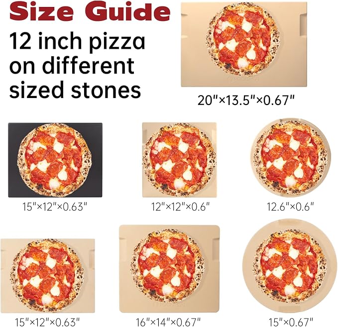 Large Pizza Stone, Baking Stone - Image 6