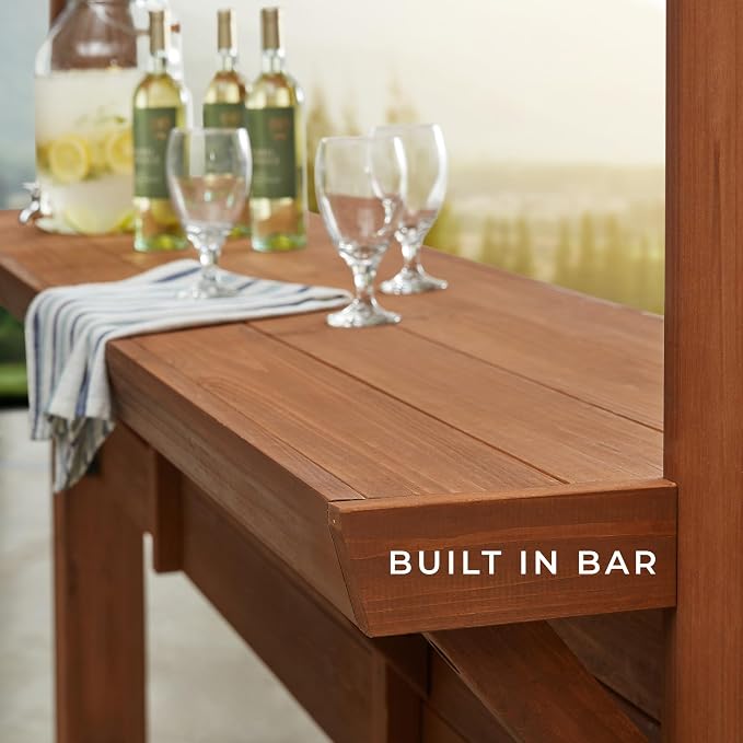 Backyard Discovery Ashland 14' x 10' Cedar Wood Pergola Kit - Image 6