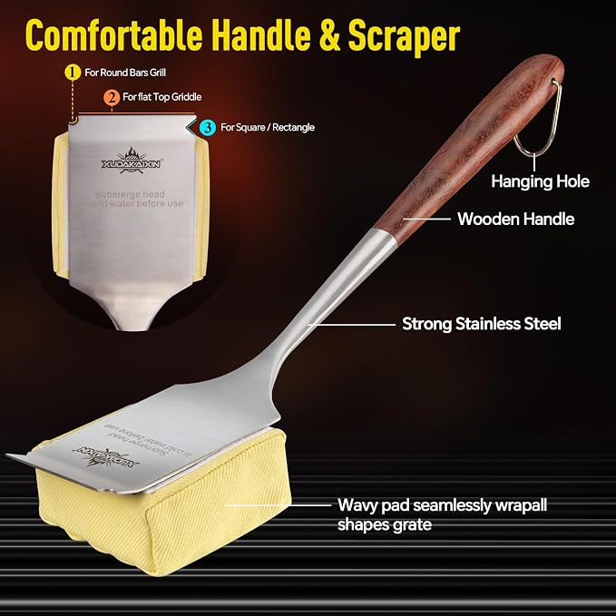 Bristle-Free Steam Cleaning Grill Brush, - Image 5