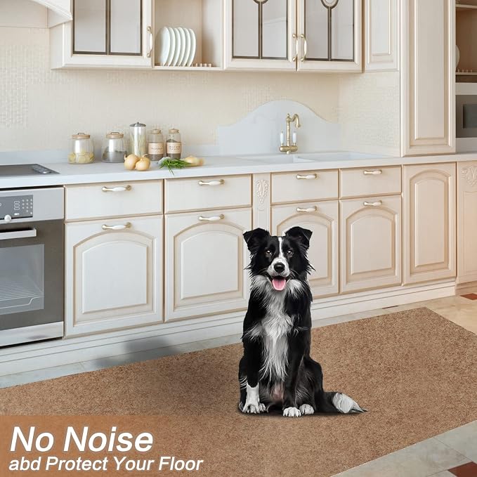 4' x 54' Runner Rugs with Rubber Backing, Indoor Outdoor Utility Carpet Runner - Image 4