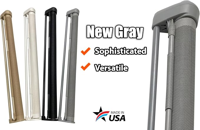 Retract-A-Gate 52" Gray: The Original and only Made in USA Retractable Baby - Image 2