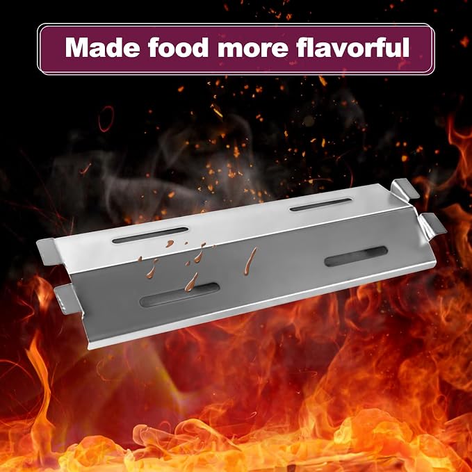 17 1/8" Stainless Steel 93281 Heat Plates and 19" Grill Grate Replacement Parts - Image 6