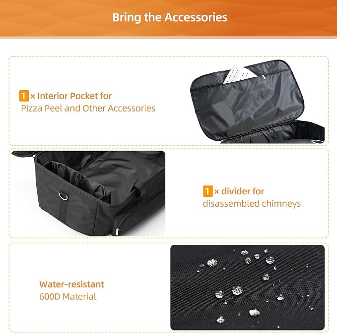 NOELIFE Bag for Ooni Fyra 12, Portable Carrying Case - Image 6