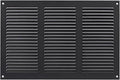 Repa Market 12x8 Inch Air Vent Cover/Anthracite Galvanized Steel Louvered Grill by RepaMarket